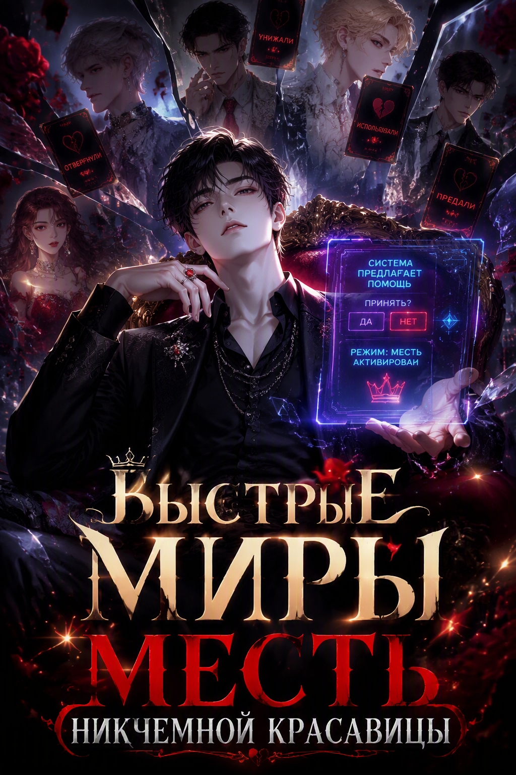 Быстрые миры: Месть никчемной красавицы - обложка ранобэ читать онлайн