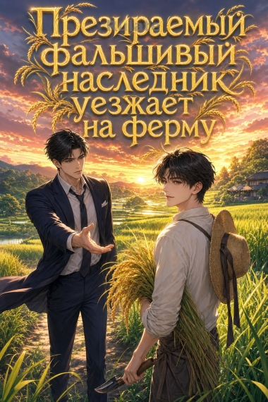 Презираемый фальшивый наследник уезжает на ферму - обкладинка ранобе читати онлайн