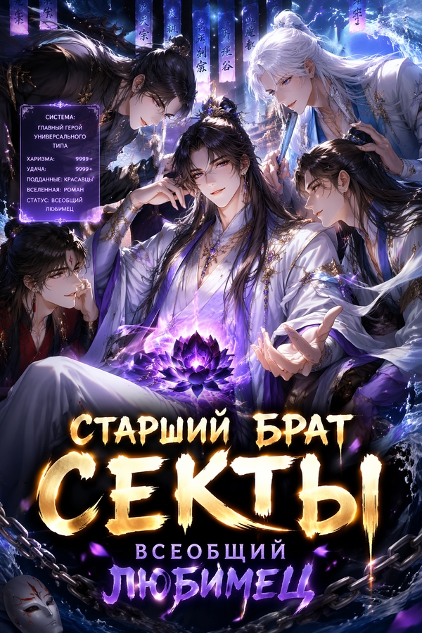 Старший брат секты — всеобщий любимец - обложка ранобэ читать онлайн