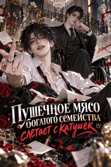 Пушечное мясо богатого семейства слетает с катушек - обложка ранобэ читать онлайн