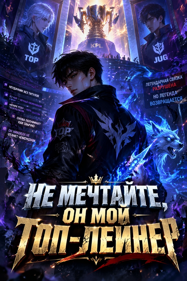Не мечтайте, он мой топ-лейнер - обложка ранобэ читать онлайн