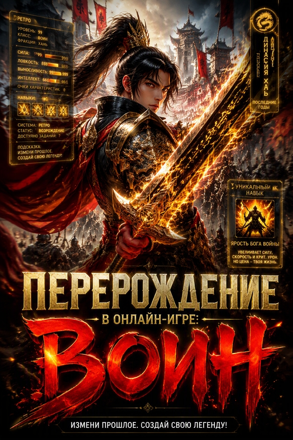 Перерождение в онлайн-игре: Воин - обложка ранобэ читать онлайн
