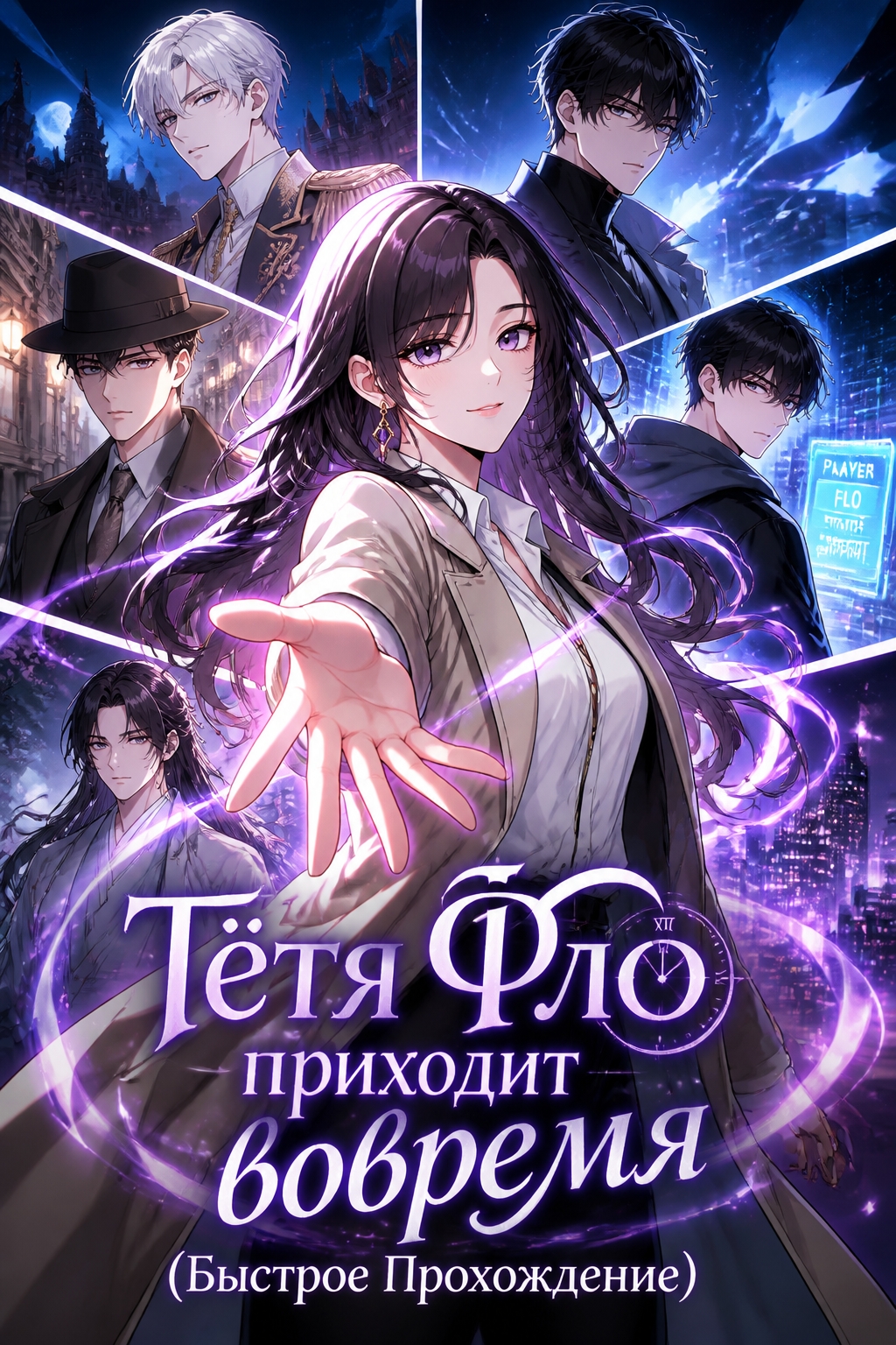 Тётя Фло приходит вовремя (Быстрое Прохождение) - обложка ранобэ читать онлайн