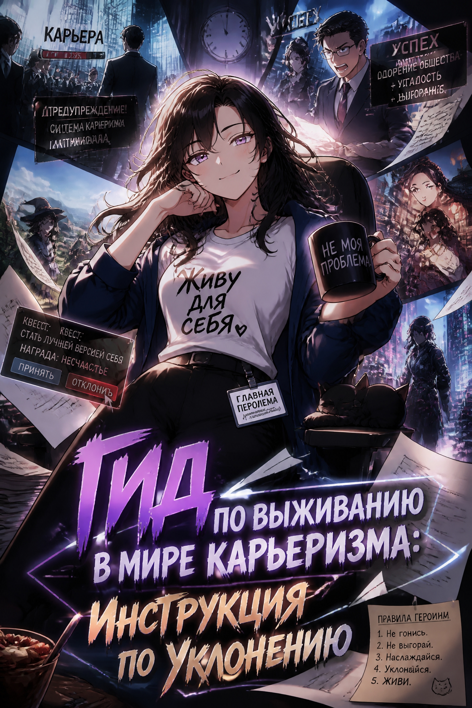 Гид по выживанию в мире карьеризма: Инструкция по уклонению - обложка ранобэ читать онлайн