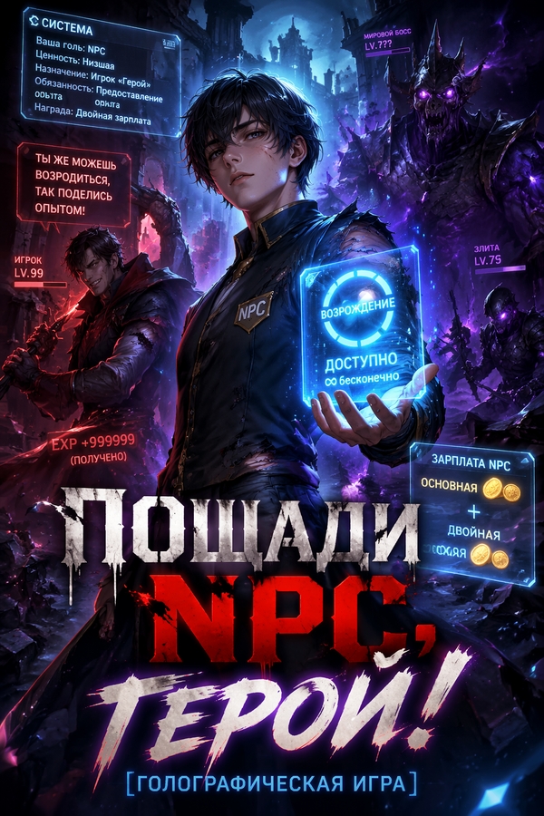 Пощади NPC, герой! [Голографическая игра] - обложка ранобэ читать онлайн