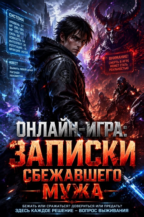 Онлайн-игра: Записки сбежавшего мужа - обложка ранобэ читать онлайн