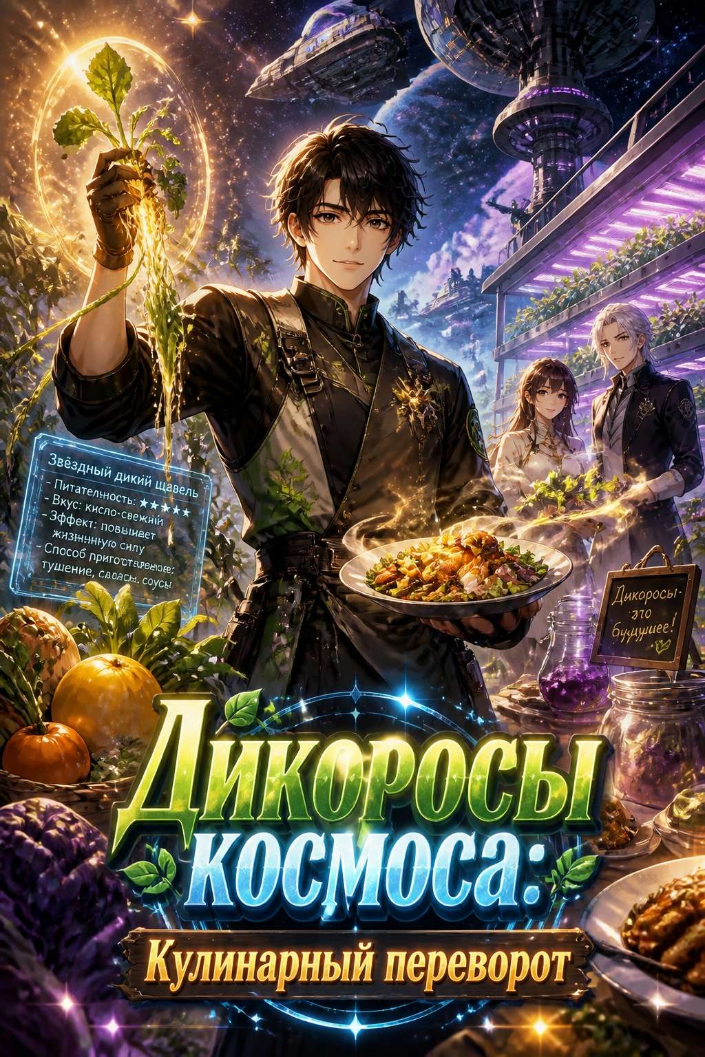 Дикоросы космоса: Кулинарный переворот - обложка ранобэ читать онлайн