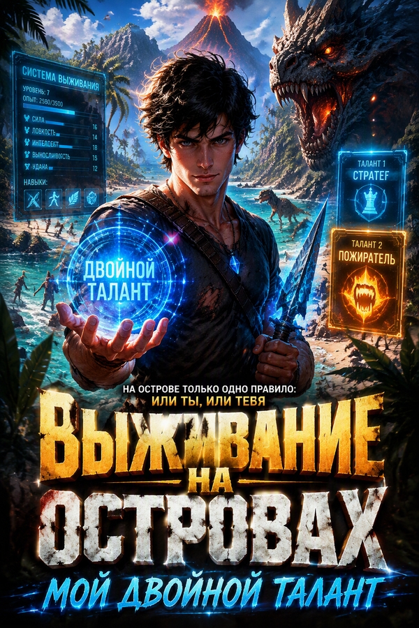 Выживание на островах: Мой двойной талант - обложка ранобэ читать онлайн