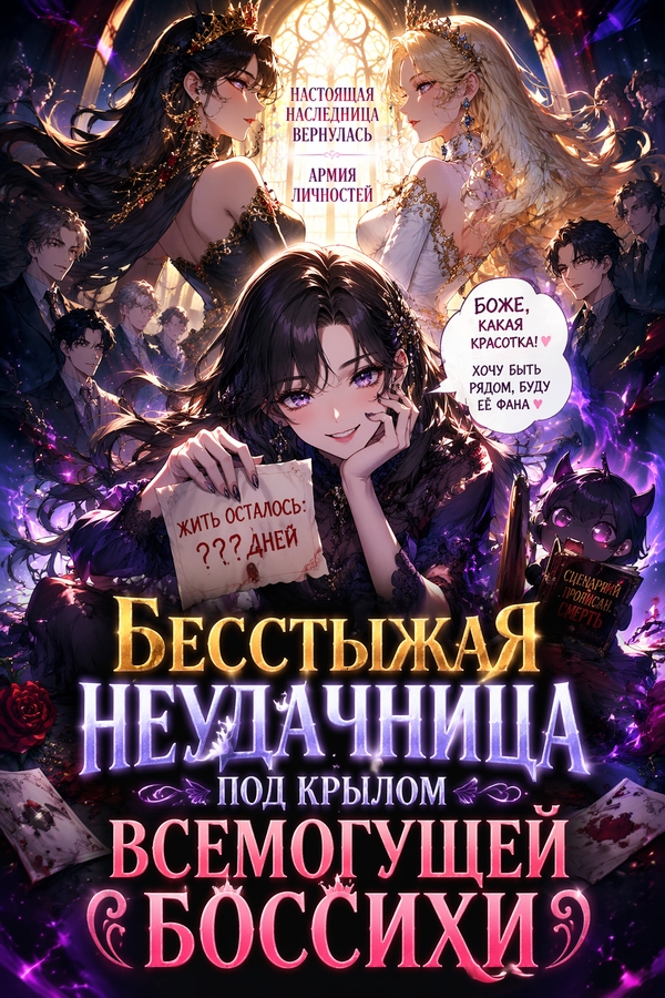 Бесстыжая неудачница под крылом всемогущей боссихи - обложка ранобэ читать онлайн