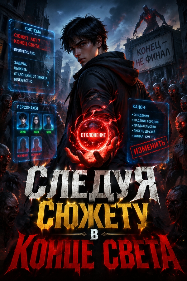 Следуя сюжету в конце света - обложка ранобэ читать онлайн