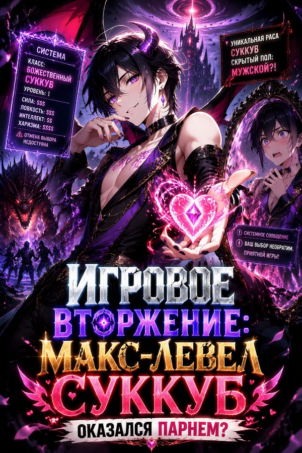 Игровое вторжение: Макс-левел суккуб оказался парнем? - обложка ранобэ читать онлайн