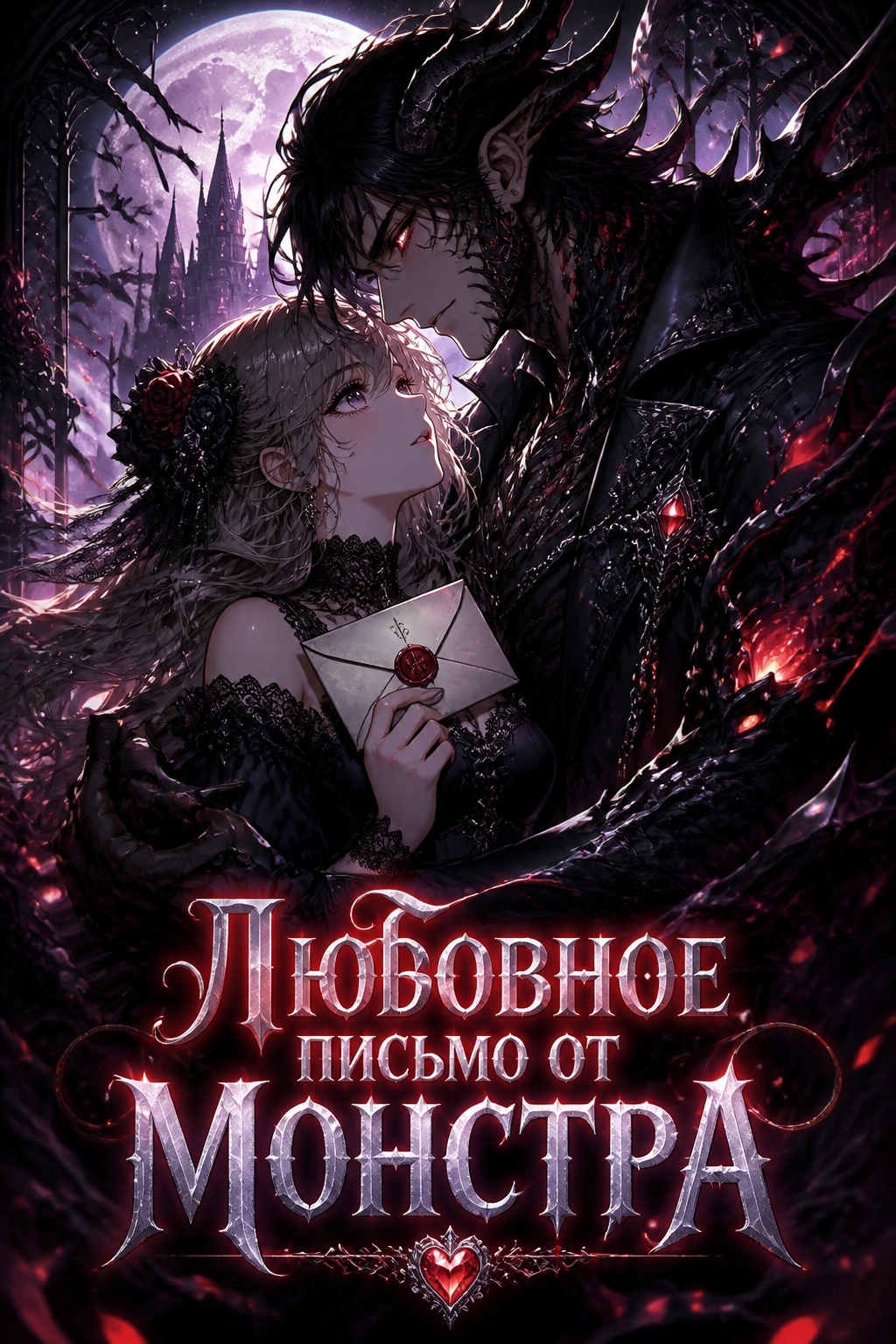 Любовное письмо от монстра - обложка ранобэ читать онлайн