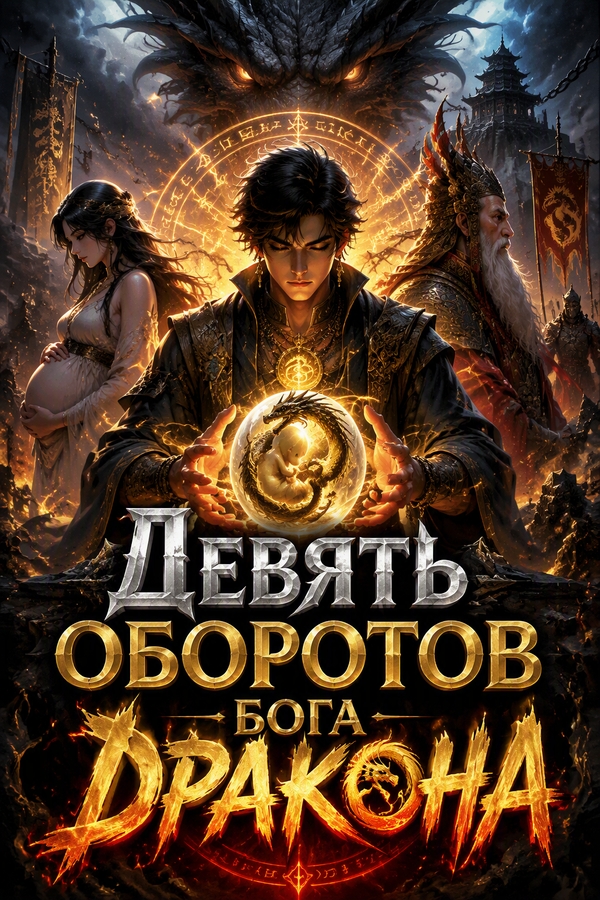 Девять Оборотов Бога Дракона - обложка ранобэ читать онлайн