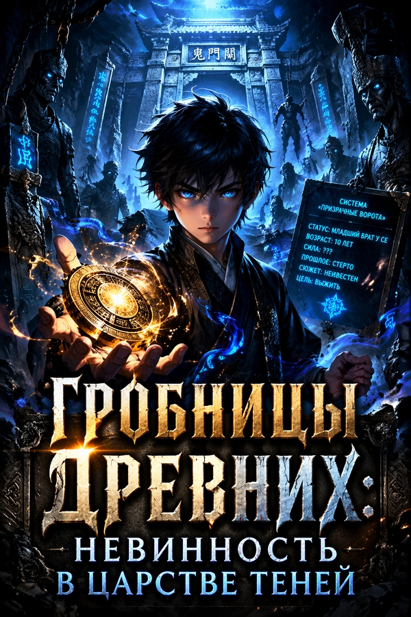 Гробницы древних: Невинность в царстве теней - обложка ранобэ читать онлайн