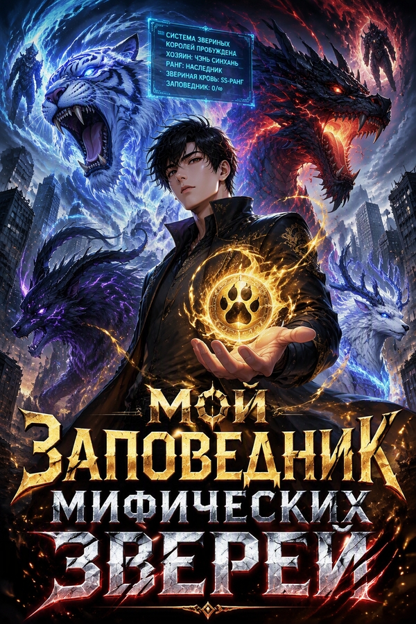 Мой заповедник мифических зверей - обложка ранобэ читать онлайн