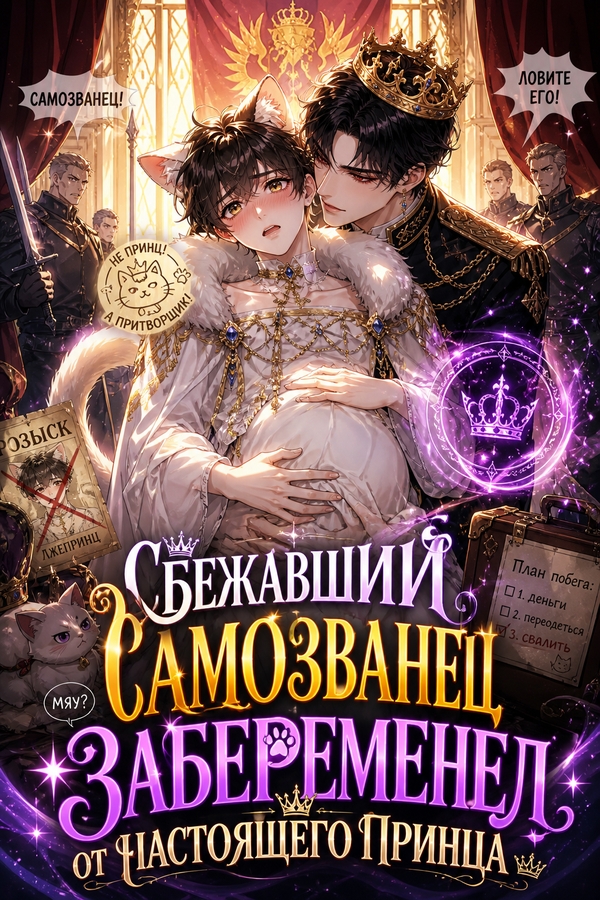 Сбежавший самозванец забеременел от настоящего принца - обложка ранобэ читать онлайн