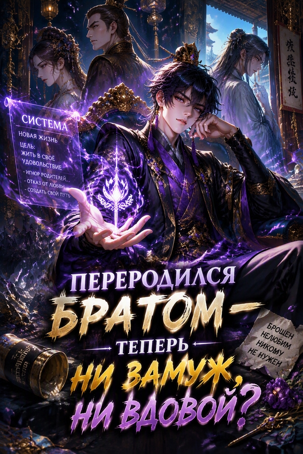 Переродился братом — теперь ни замуж, ни вдовой? - обложка ранобэ читать онлайн