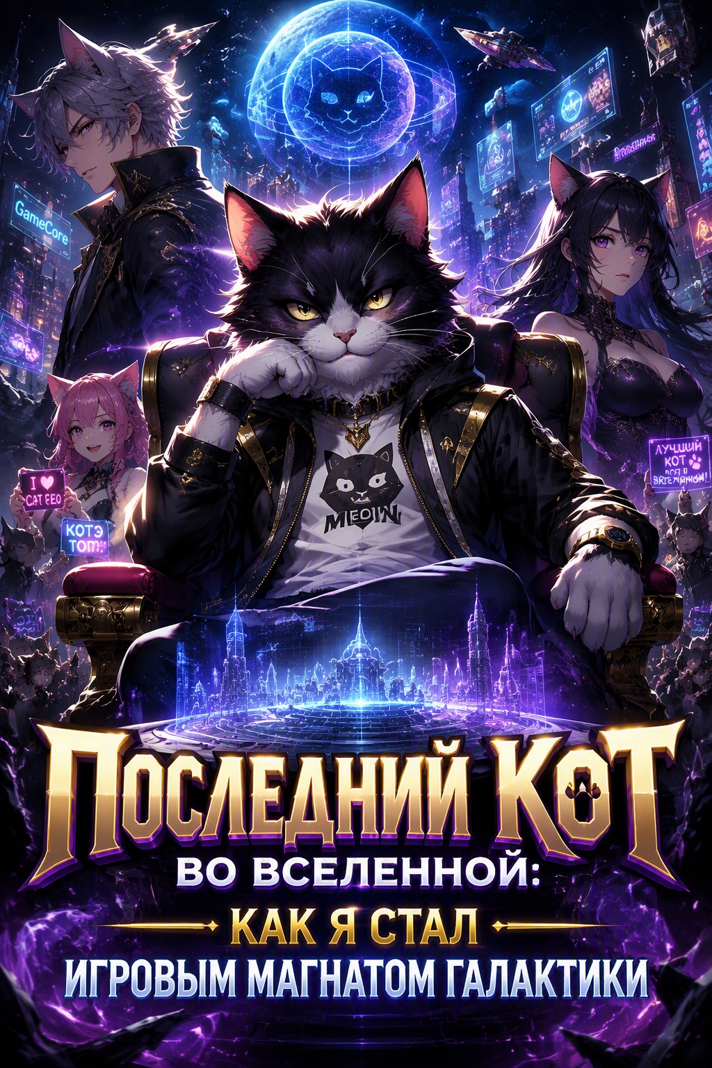 Последний кот во Вселенной: Как я стал игровым магнатом галактики - обложка ранобэ читать онлайн