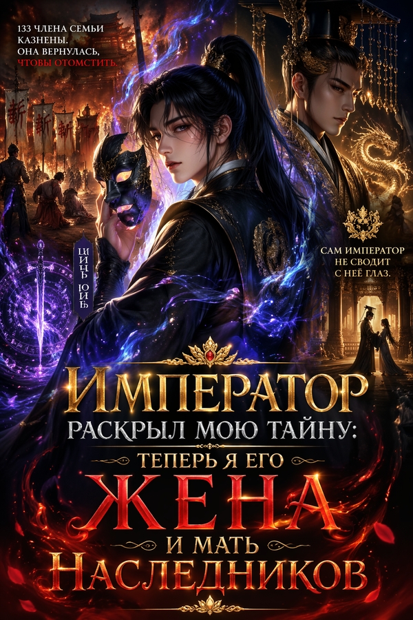 Император раскрыл мою тайну: теперь я его жена и мать наследников - обложка ранобэ читать онлайн