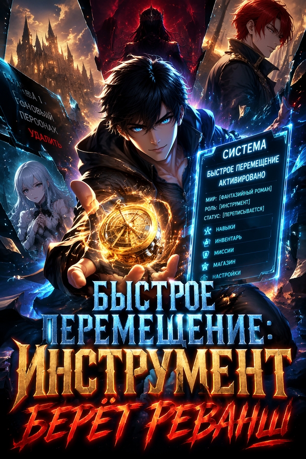 Быстрое перемещение: Инструмент берёт реванш - обложка ранобэ читать онлайн