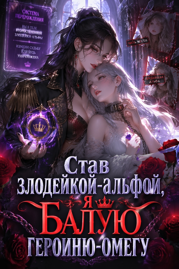 Став злодейкой-альфой, я балую героиню-омегу - обложка ранобэ читать онлайн