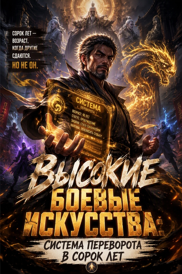 Высокие боевые искусства: Система переворота в сорок лет - обложка ранобэ читать онлайн