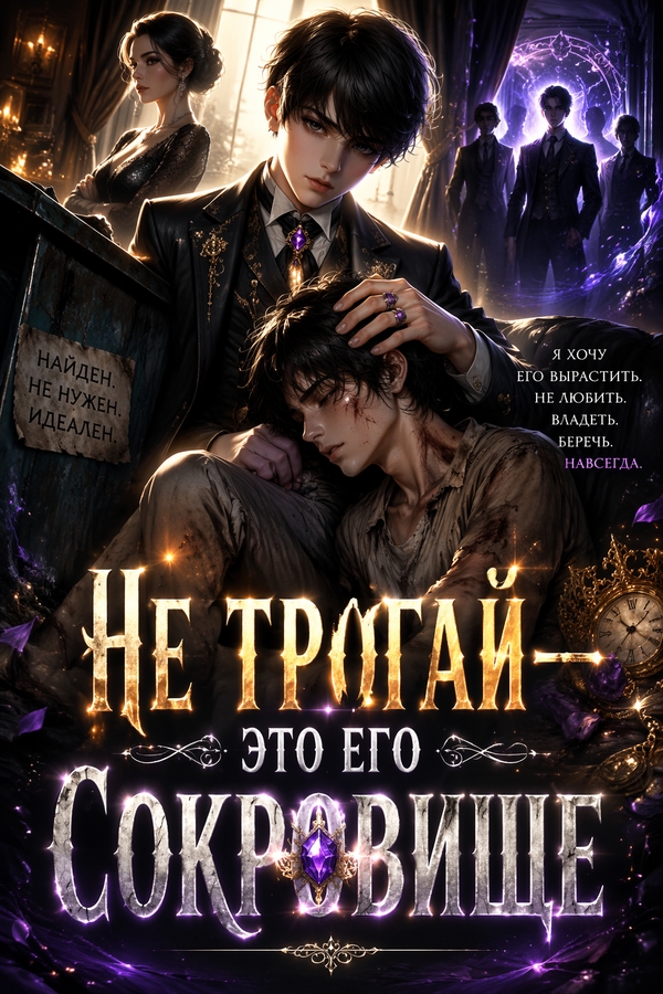 Не трогай — это его сокровище - обложка ранобэ читать онлайн