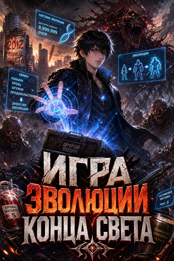 Игра эволюции конца света - обложка ранобэ читать онлайн