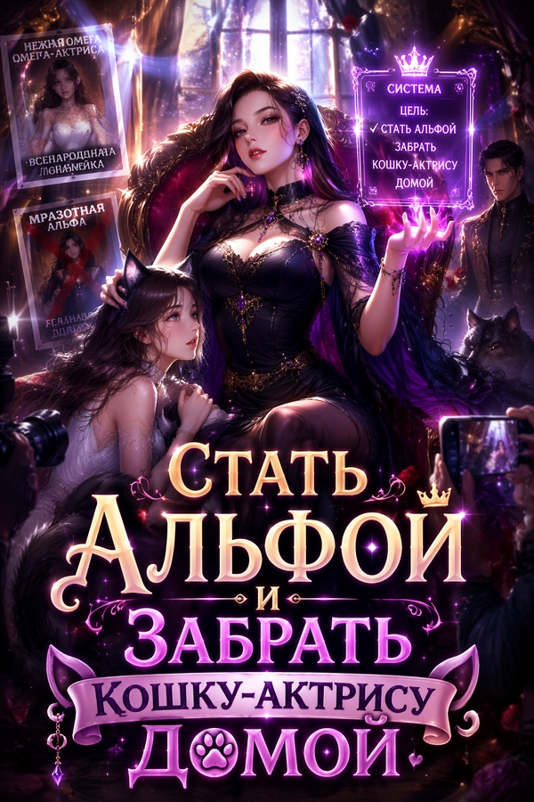 Стать альфой и забрать кошку-актрису домой - обложка ранобэ читать онлайн