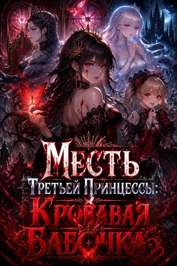 Месть Третьей Принцессы: Кровавая Бабочка - обложка ранобэ читать онлайн
