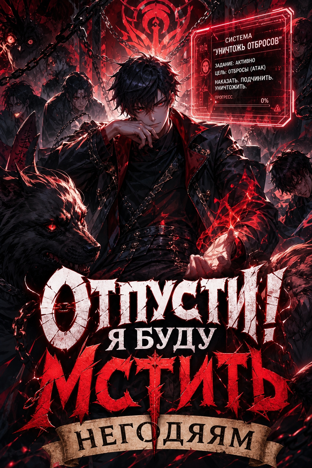Отпусти! Я буду мстить негодяям - обложка ранобэ читать онлайн
