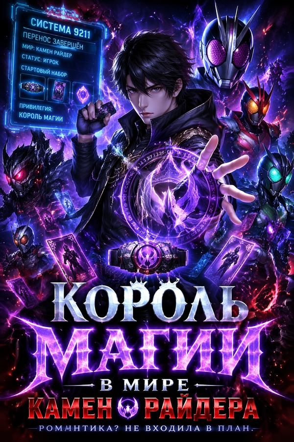Король Магии в мире Камен Райдера - обложка ранобэ читать онлайн