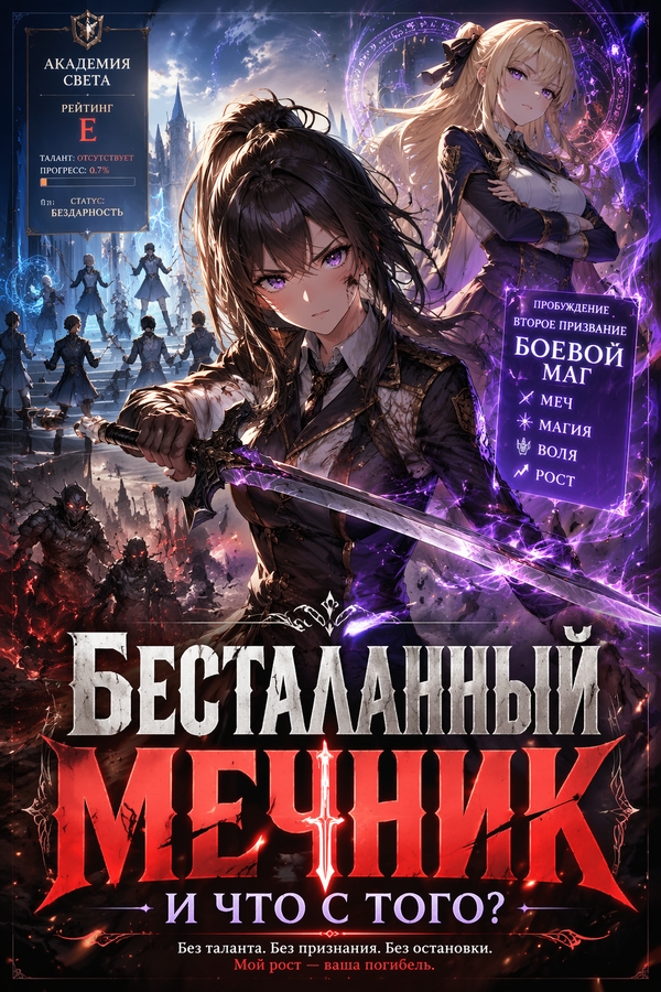 Бесталанный мечник: и что с того? - обложка ранобэ читать онлайн
