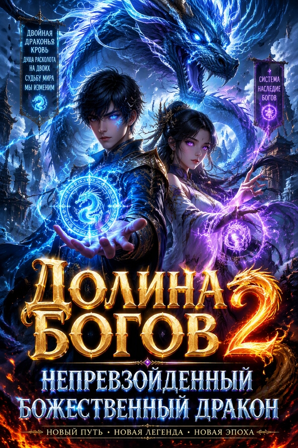 Долина Богов 2: Непревзойденный Божественный Дракон - обложка ранобэ читать онлайн