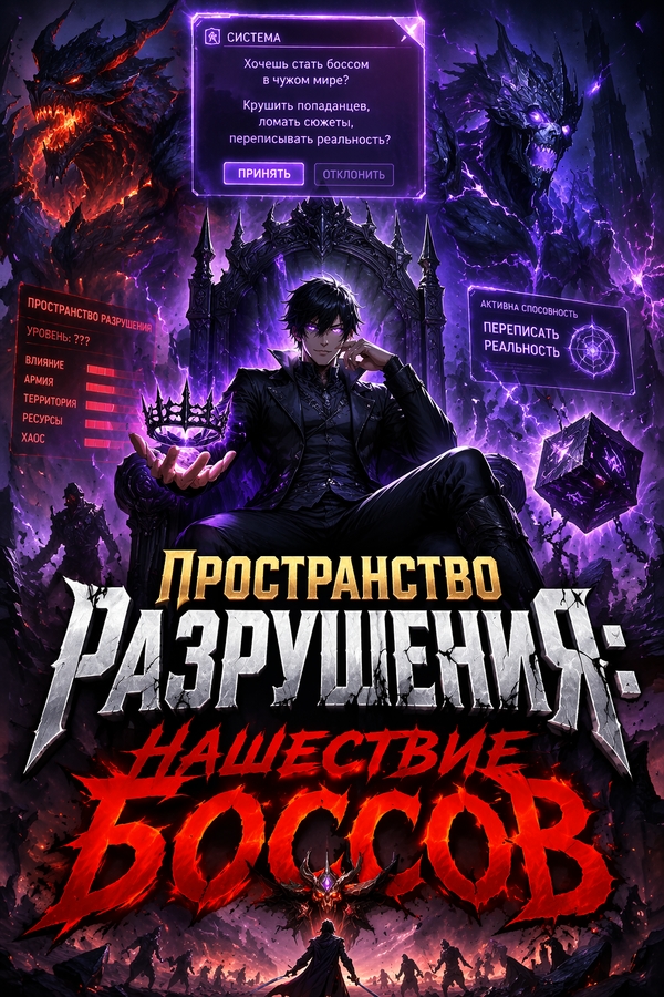 Пространство Разрушения: Нашествие Боссов - обложка ранобэ читать онлайн