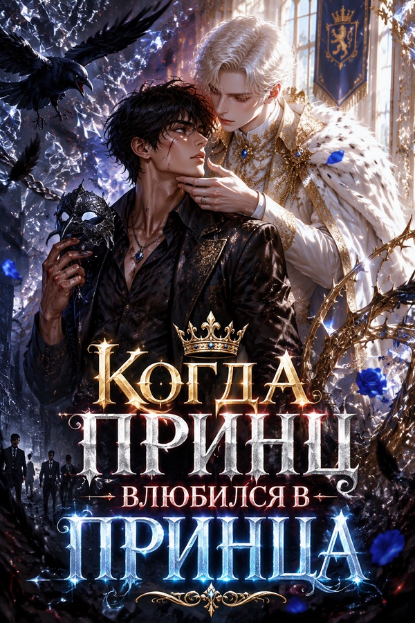 Когда принц влюбился в принца - обложка ранобэ читать онлайн