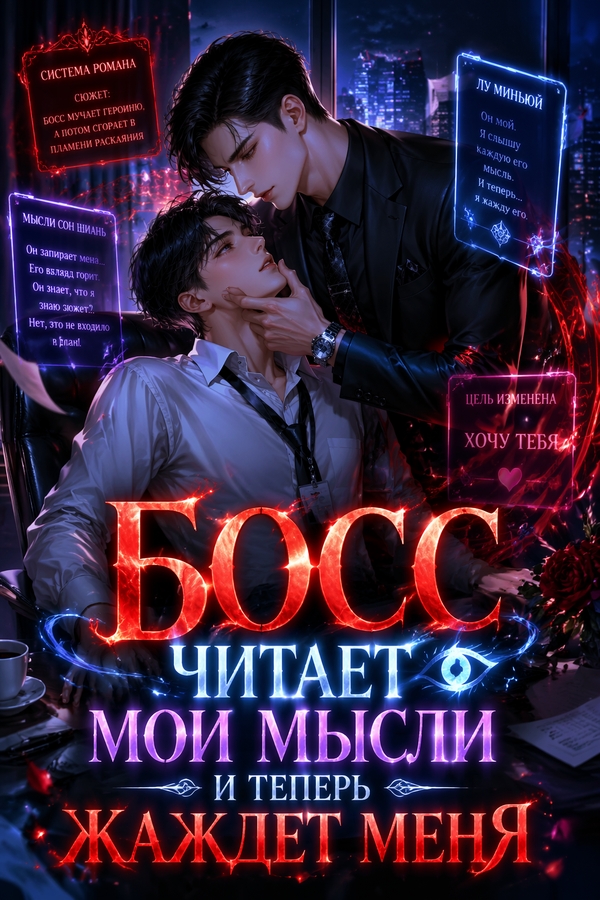 Босс читает мои мысли и теперь жаждет меня - обложка ранобэ читать онлайн