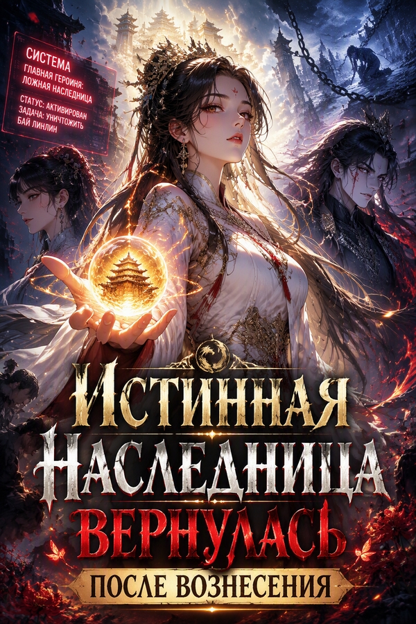 Истинная наследница вернулась после вознесения - обложка ранобэ читать онлайн
