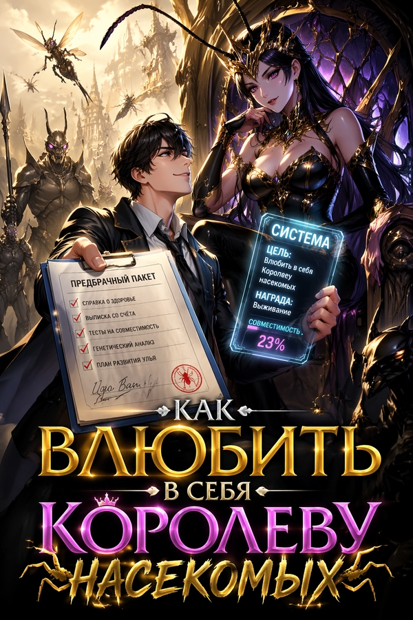 Как влюбить в себя королеву насекомых - обложка ранобэ читать онлайн