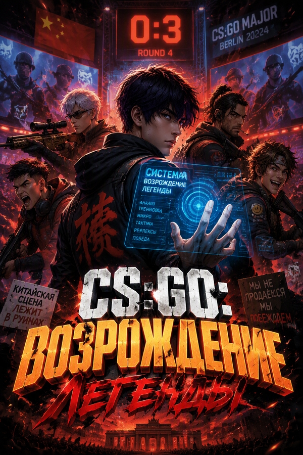CS:GO: Возрождение легенды - обложка ранобэ читать онлайн