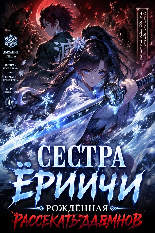 Сестра Ёриичи: Рождённая Рассекать Демонов - обложка ранобэ читать онлайн