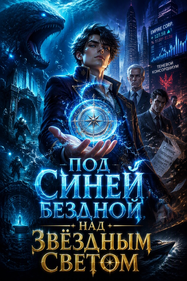Под синей бездной, над звёздным светом - обложка ранобэ читать онлайн
