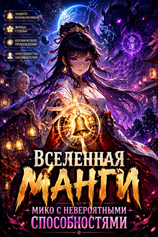 Вселенная Манги: Мико с Невероятными Способностями - обложка ранобэ читать онлайн