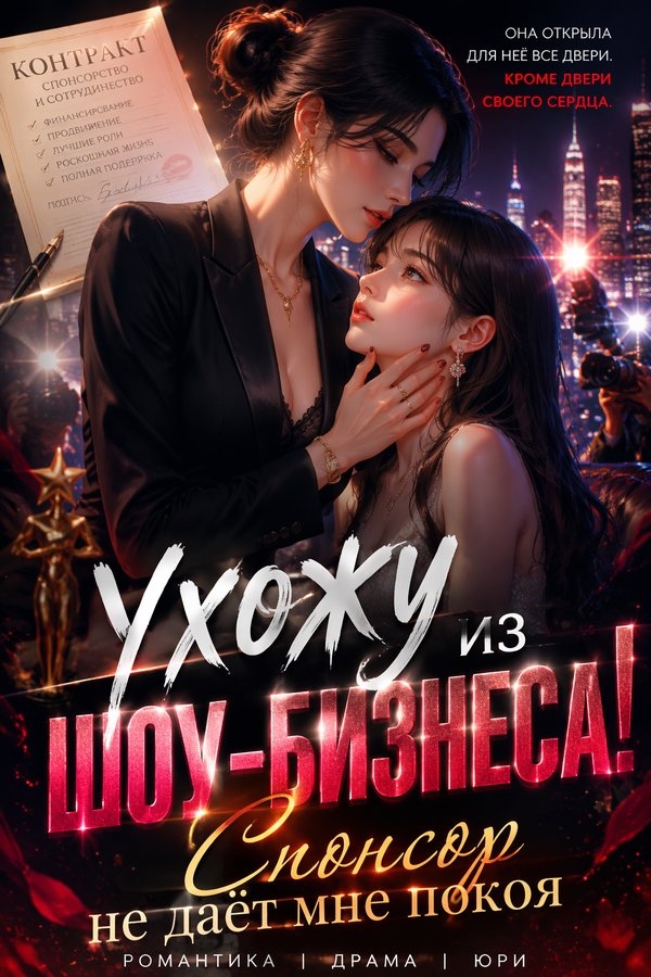 Ухожу из шоу-бизнеса! Спонсор не даёт мне покоя - обложка ранобэ читать онлайн