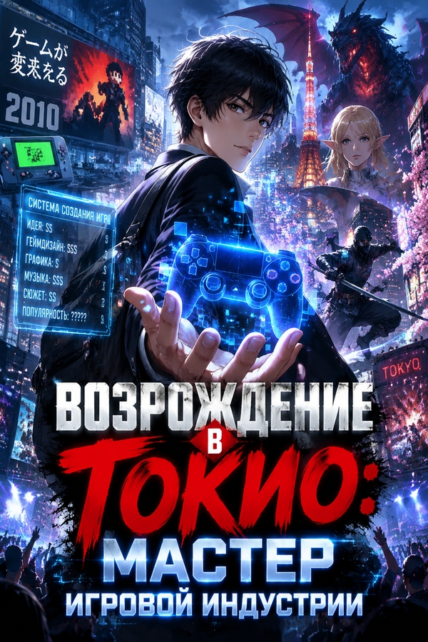 Возрождение в Токио: Мастер игровой индустрии - обложка ранобэ читать онлайн