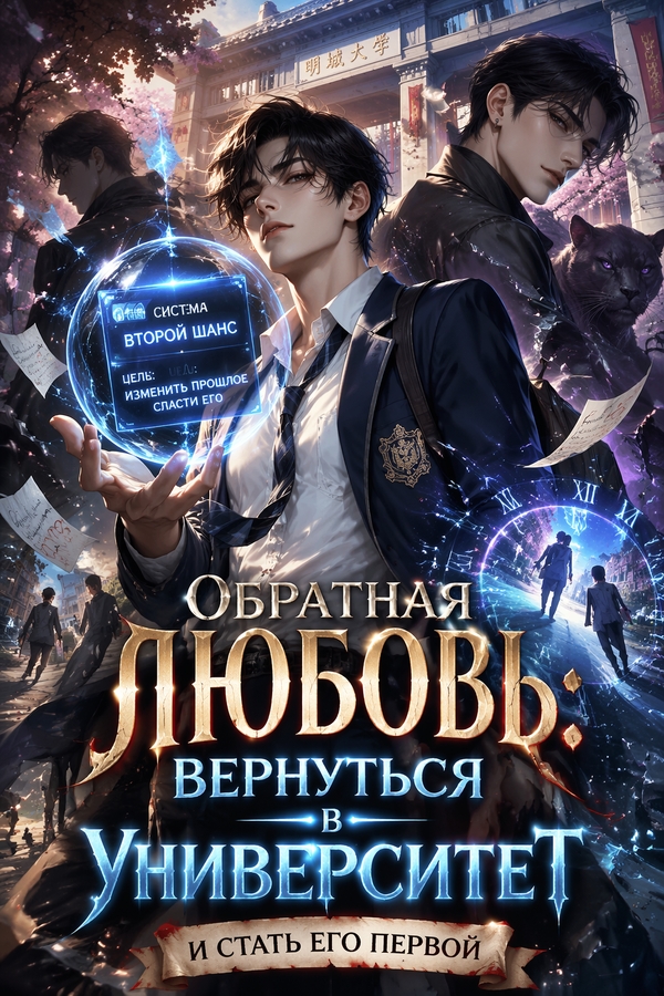Обратная любовь: Вернуться в университет и стать его первой - обложка ранобэ читать онлайн