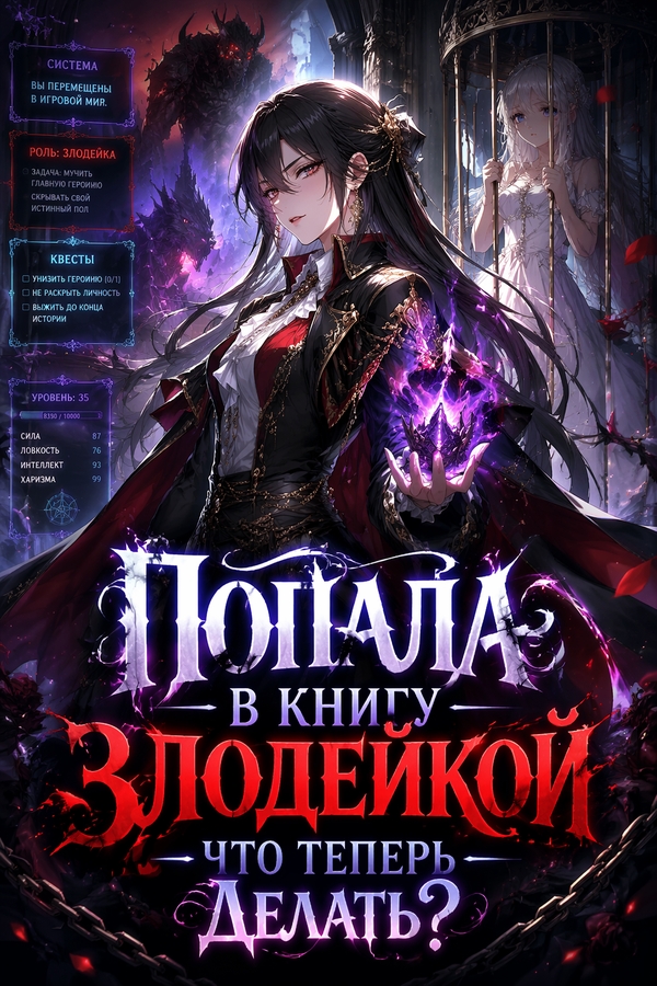 Попала в книгу злодейкой — что теперь делать? - обложка ранобэ читать онлайн