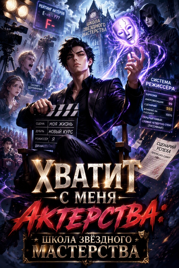 Актрисой быть не хочу: Вторая попытка - обложка ранобэ читать онлайн
