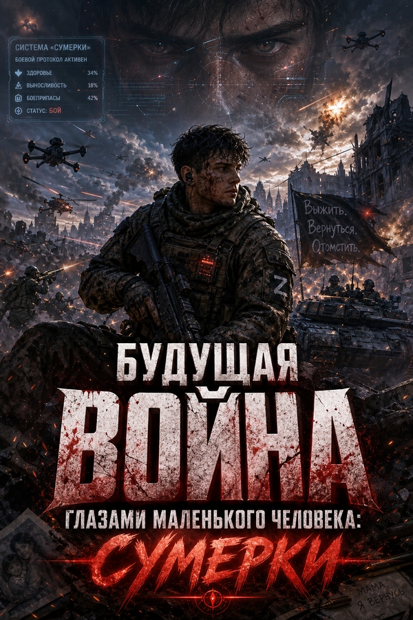 Будущая война глазами маленького человека: Сумерки - обложка ранобэ читать онлайн