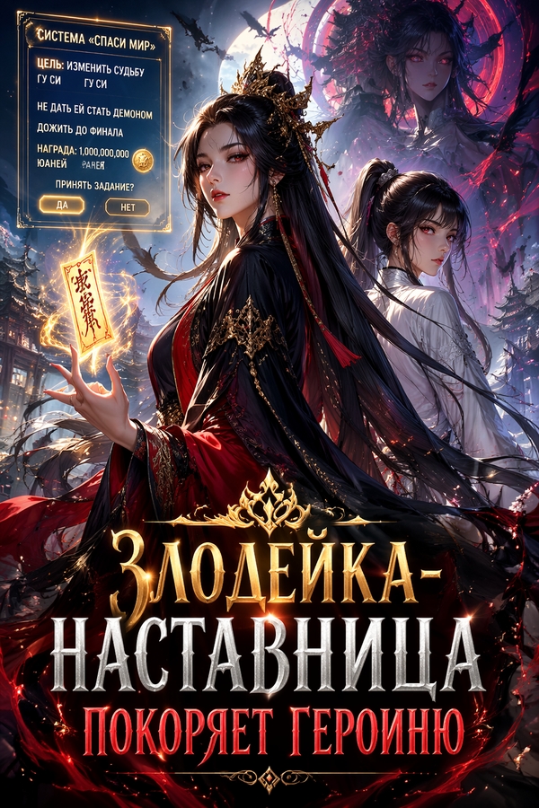 Злодейка-наставница покоряет героиню - обложка ранобэ читать онлайн
